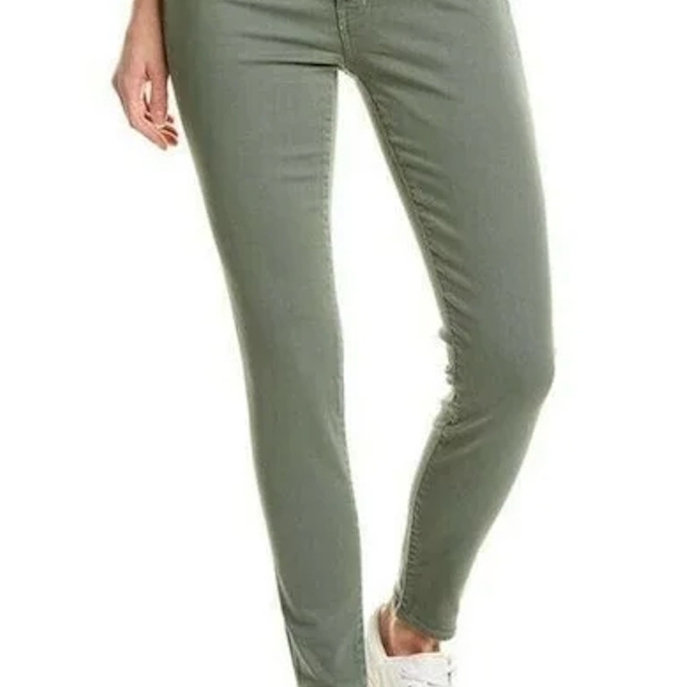 MADEWELL Denim Ankle Skinny Jeans High Rise Button Fly Green - Size 28
